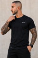 Nke Performance Running Division Imp Dry-Fit Tee In Black