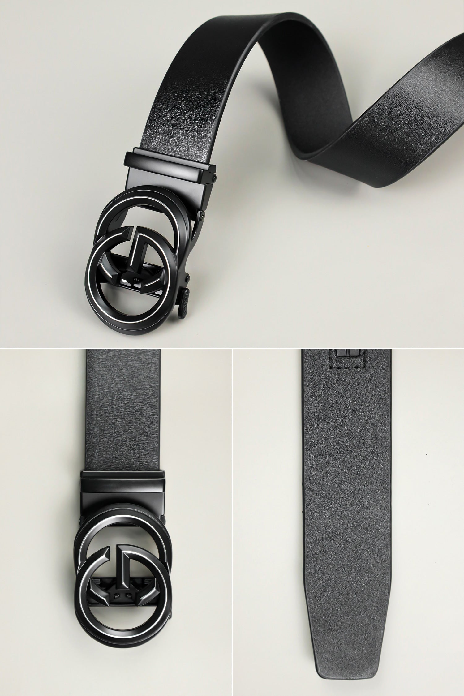 G Metal Alloy Automatic Buckle Branded Belt