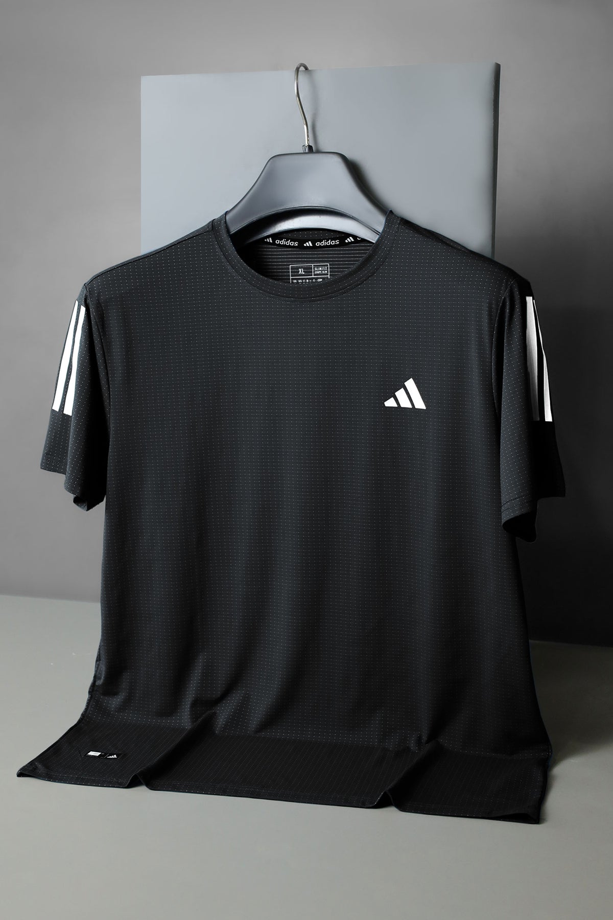 Adds Club Tennis Training Mesh Dry-Fit Tee In Black