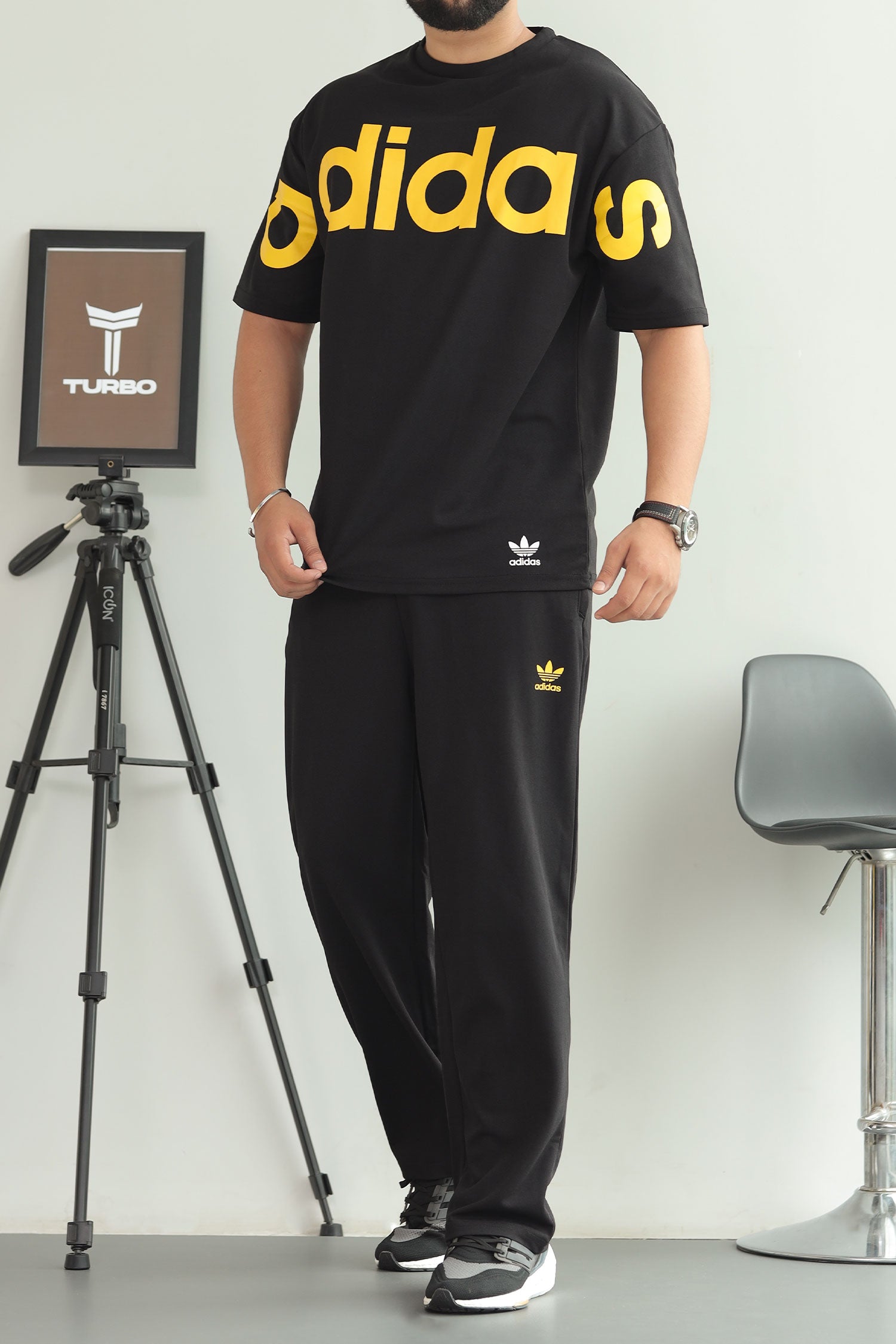 Adds Drop Shoulder Quick-Dry Tracksuit