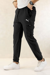 Pma x Nke Chic Micro 7 Pockets Cargo Trouser In Black