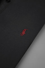 Polo Rph Lren Custom SlimFit Casual Shirt In Black