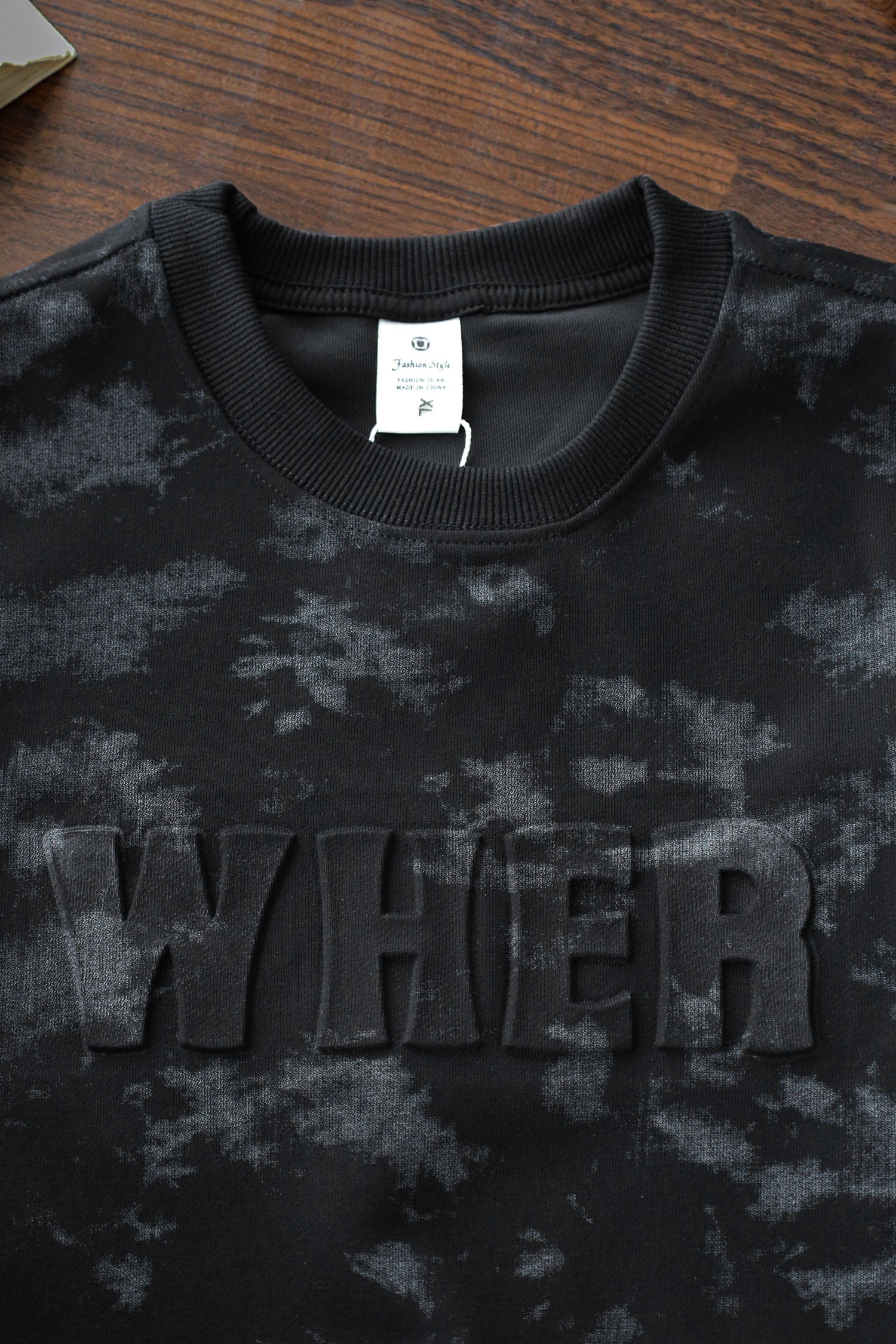 Wher Dye&Dye Style Full Sleeves Men's Sweatshirt