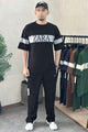 Zra Contrast Panel Men's Co-Ord Set