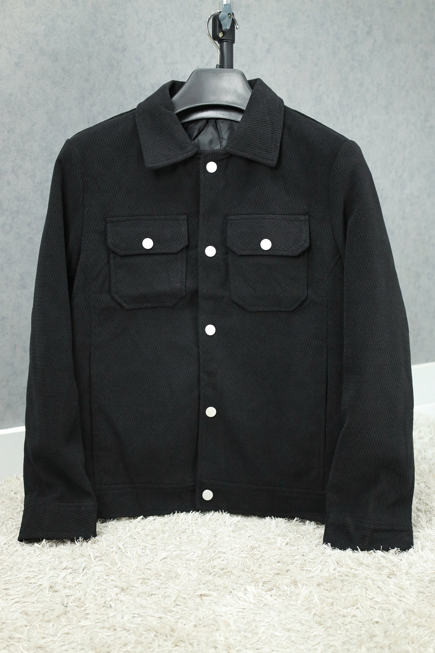 Vintage Rough Look Imported Men's Woolen Jacket