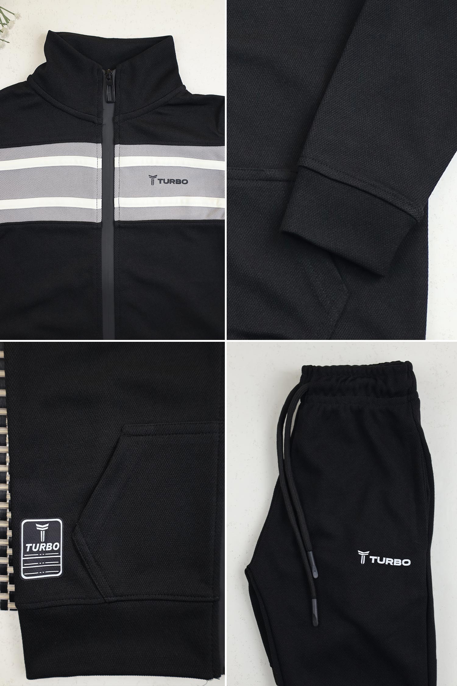 Turbo Color-Block Panel Unisex Younger Kids Tracksuit