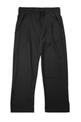 Turbo High Rise Pleated Waffle Pattern Loose Bottom Trouser