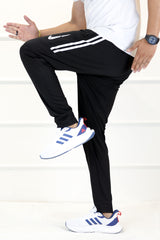 Nke Casual Fashion Teenager Drawstring Sportswear Trouser In Black