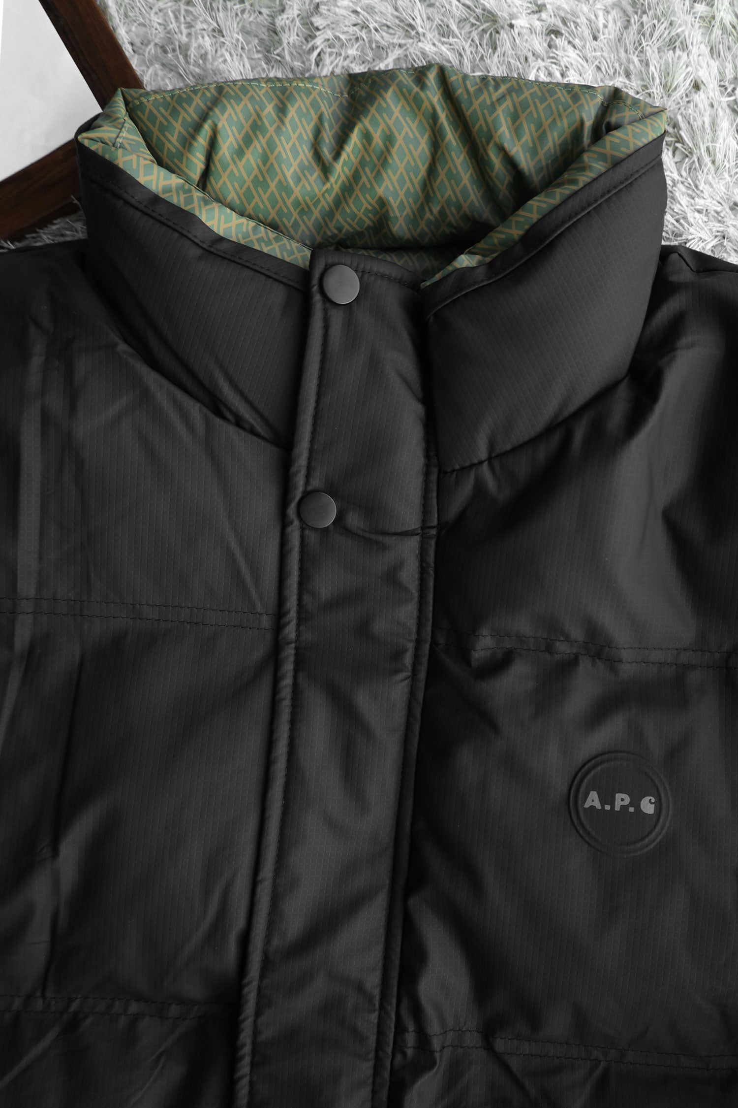 Premium Mock Neck Imported Puffer Jacket