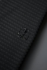 Turbo Elite Weave Textured Zipper Men's Polo Shirt