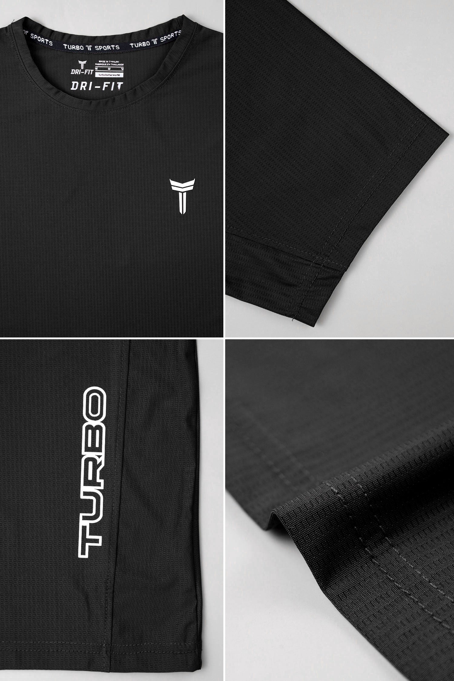 Turbo 'Street-Style' Drop-Shoulder Graphic Dry-Fit Tee