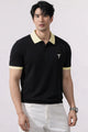 Turbo Signature Logo Men's Polo T-Shirt In Black
