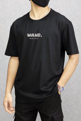Wunderful Studio Imported Crew Neck T-Shirt In Black