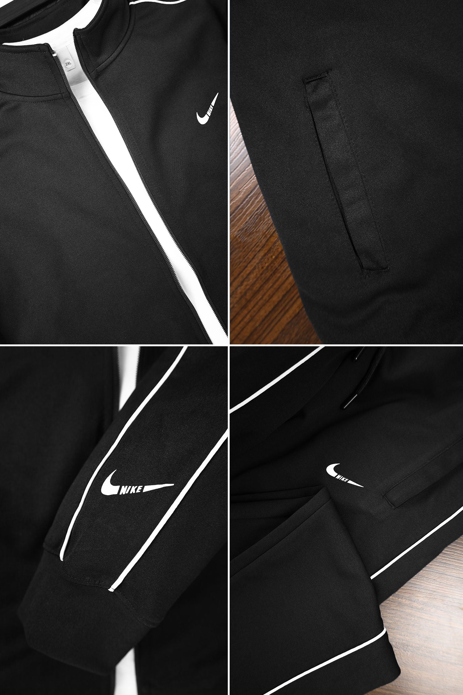 Nke 90s Vintage Spellout Zipper Style Tracksuit