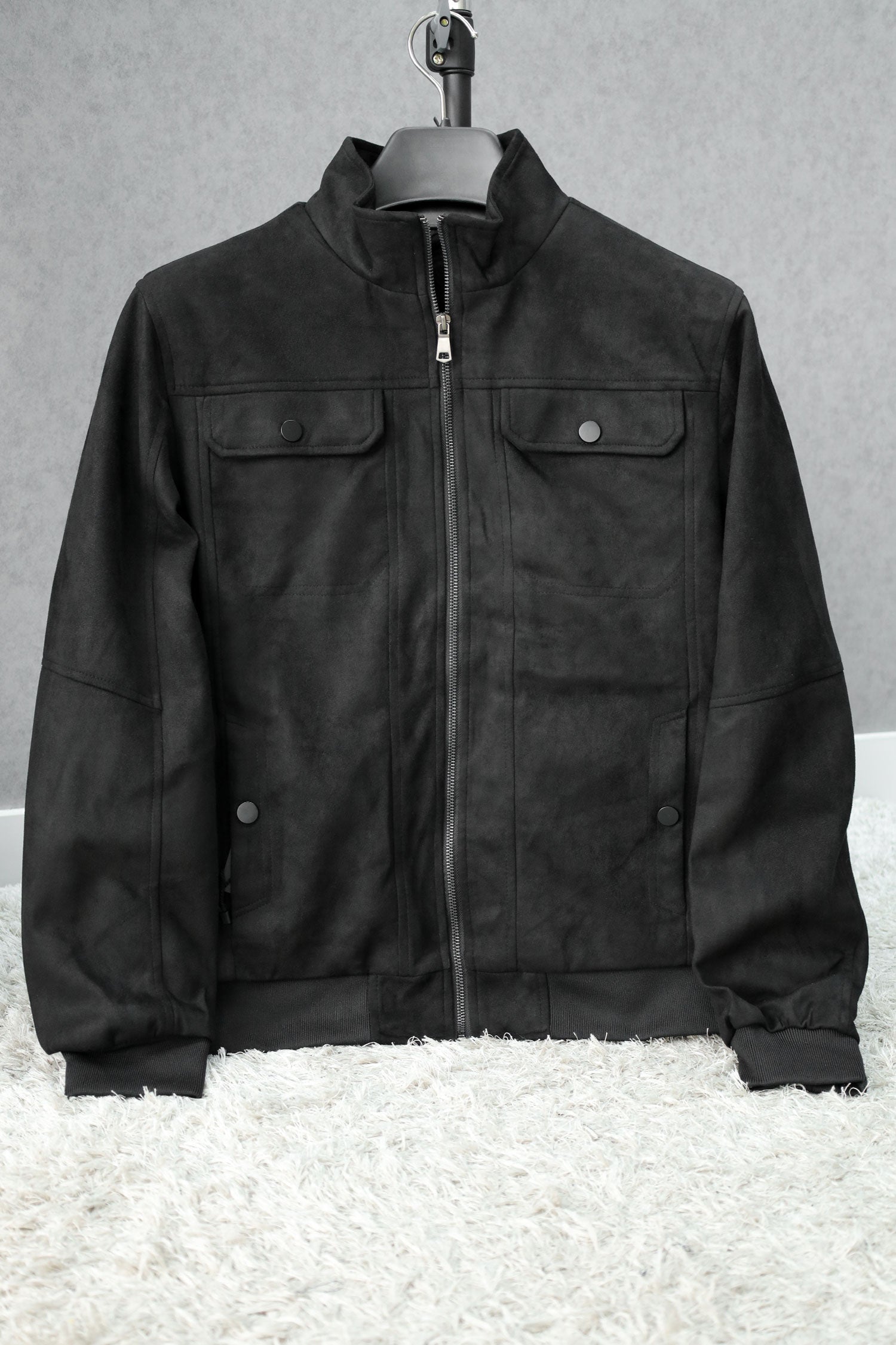 Desired Classic Zipper Men's Suede Jacket