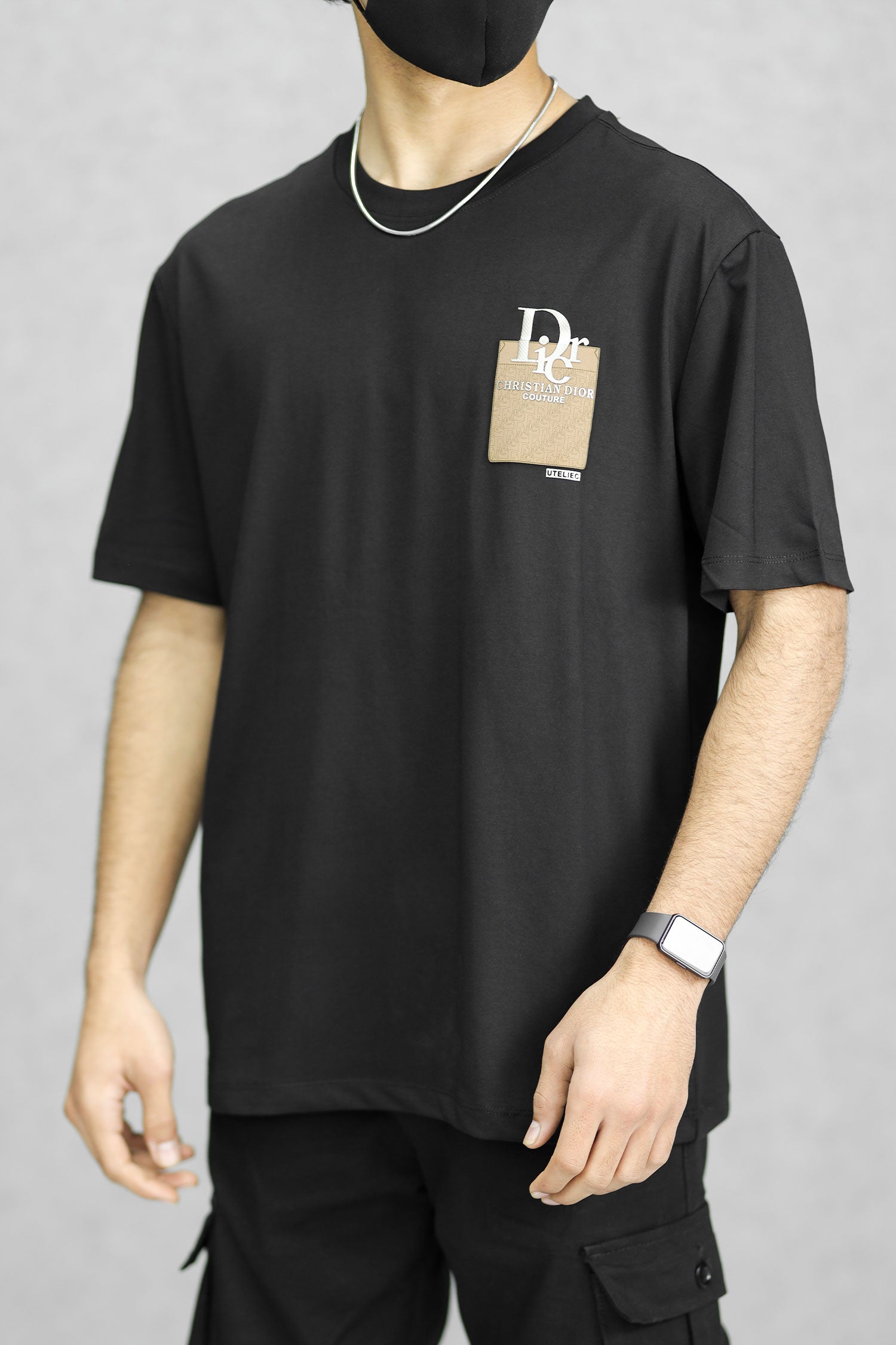 Chrs Dor Patch Imported Round Neck T-Shirt