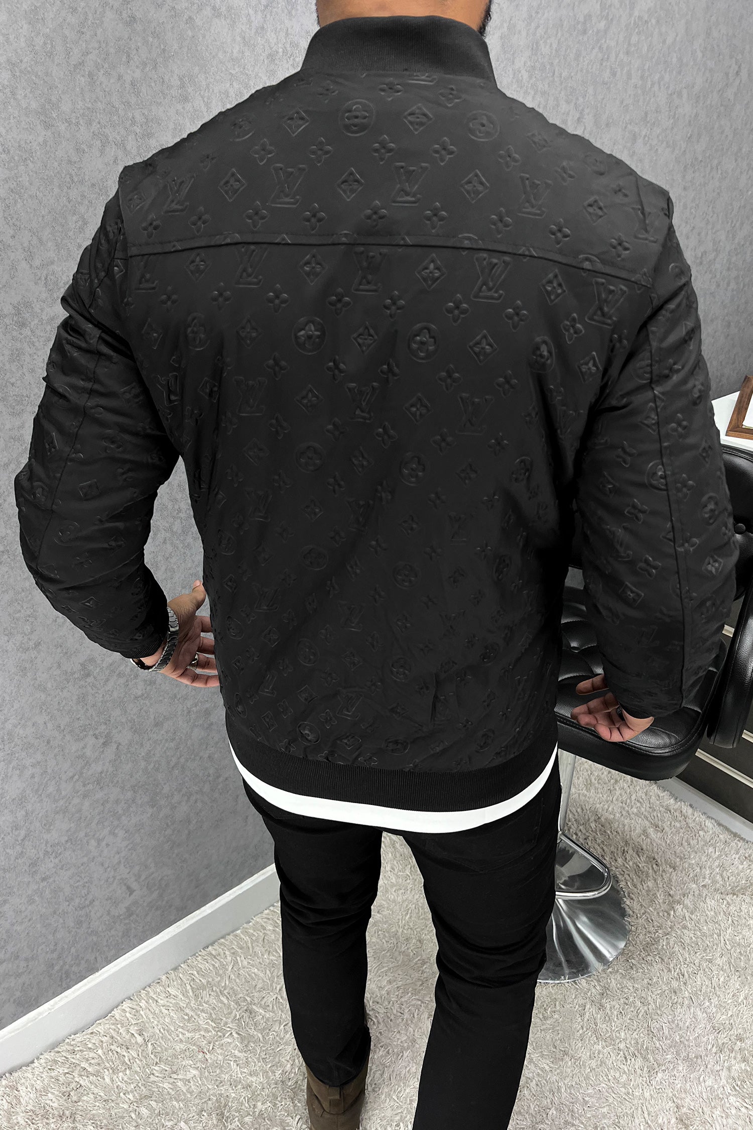 Luis Vten Embossed Logo Men's Imported Light Weight Jacket