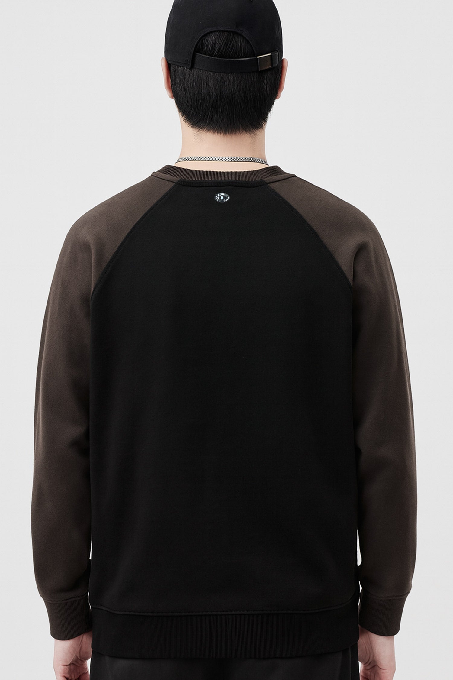 Rph Lren Raglan Pullover Mock Neck Imported Men's Sweatshirt