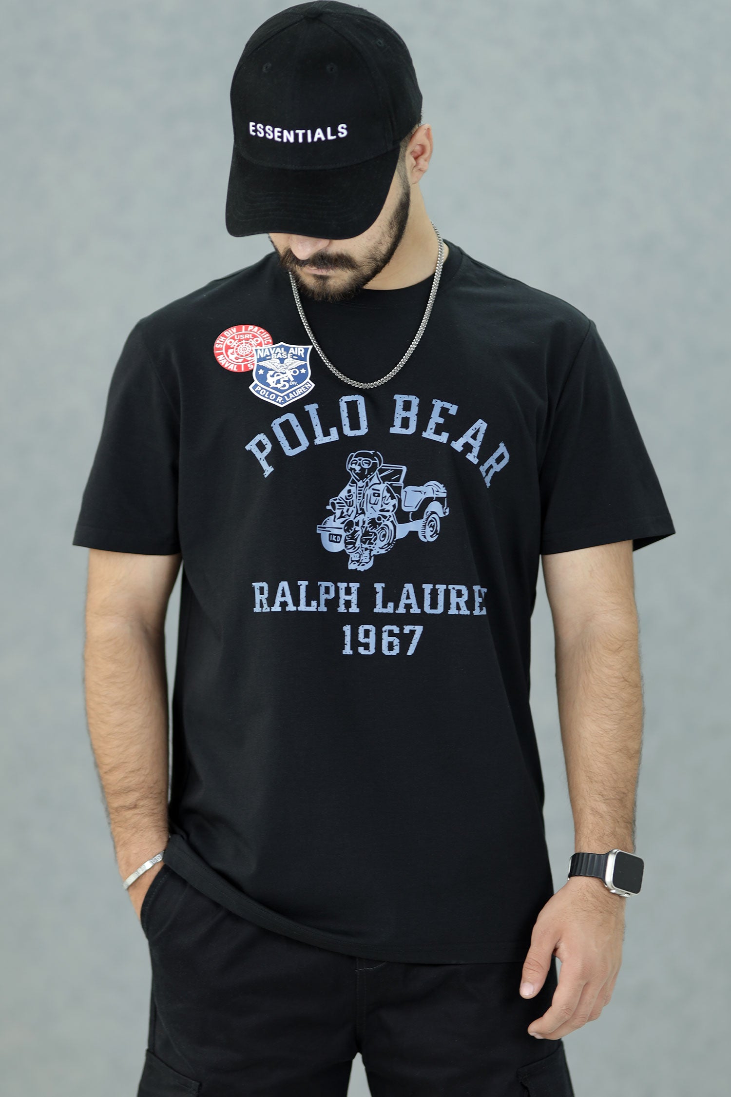 Rph Lren Polo Bear 1967 Imported Round Neck T-Shirt