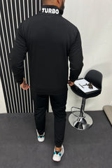 Turbo Half Zip Style Men Zipper Tracksuit