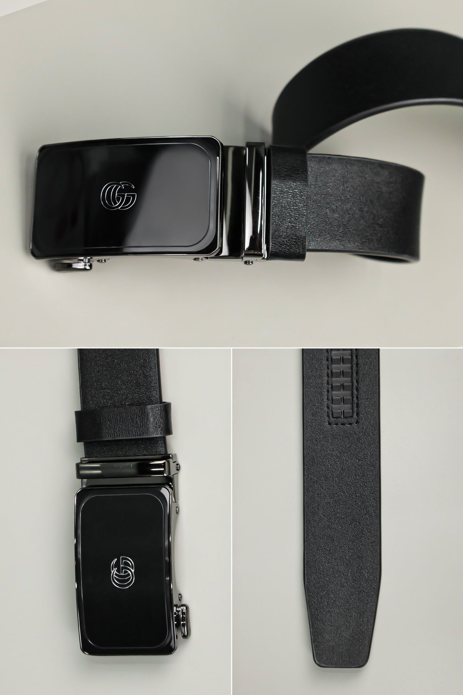 G Metal Alloy Automatic Buckle Branded Belt