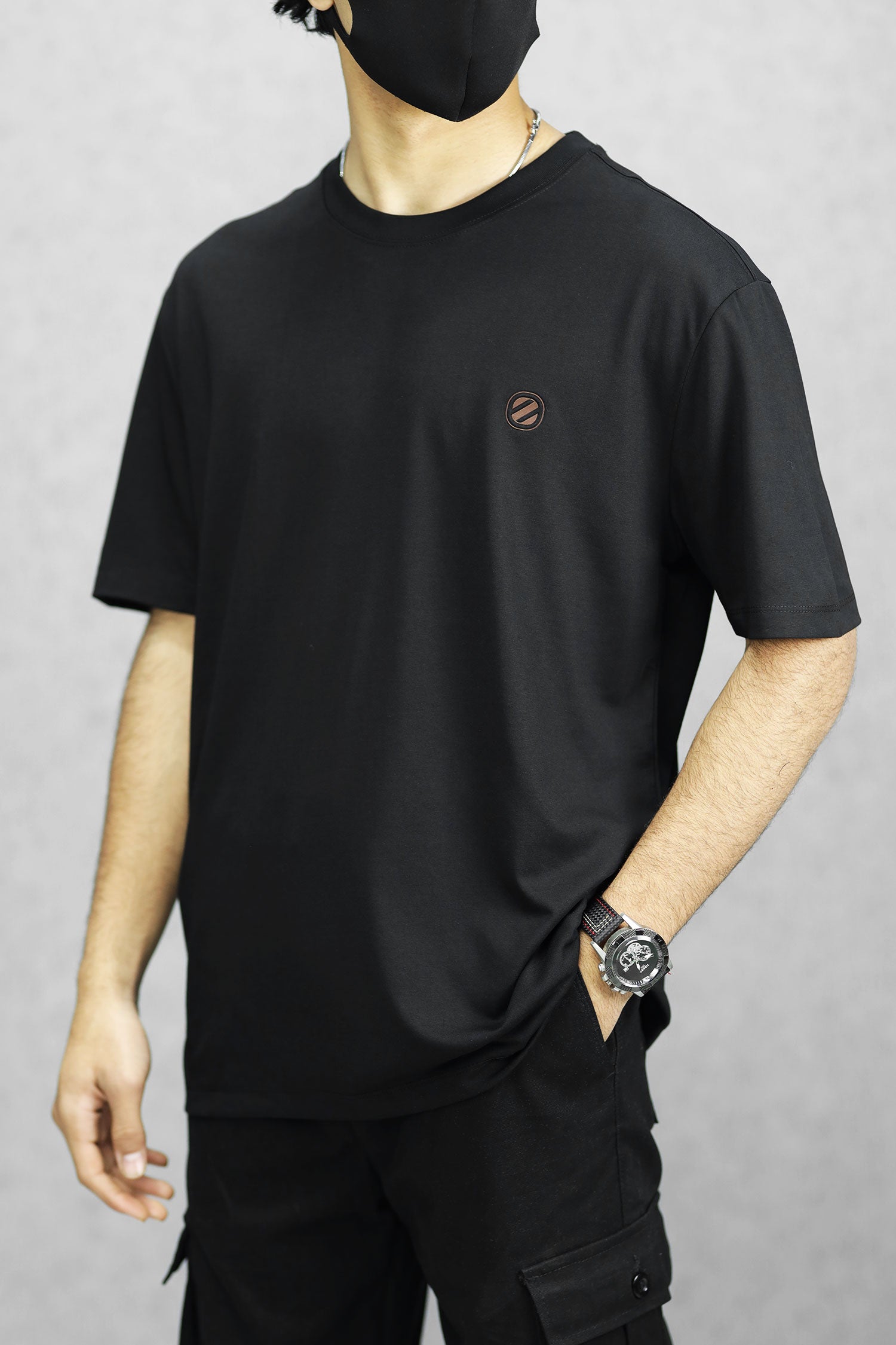 Detailed Comfort Imported Round Neck T-Shirt