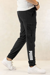 Pma x Nke Chic Micro 7 Pockets Cargo Trouser In Black