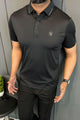 Turbo Royal Luxury Stitchless Men's Polo Shirt In Black
