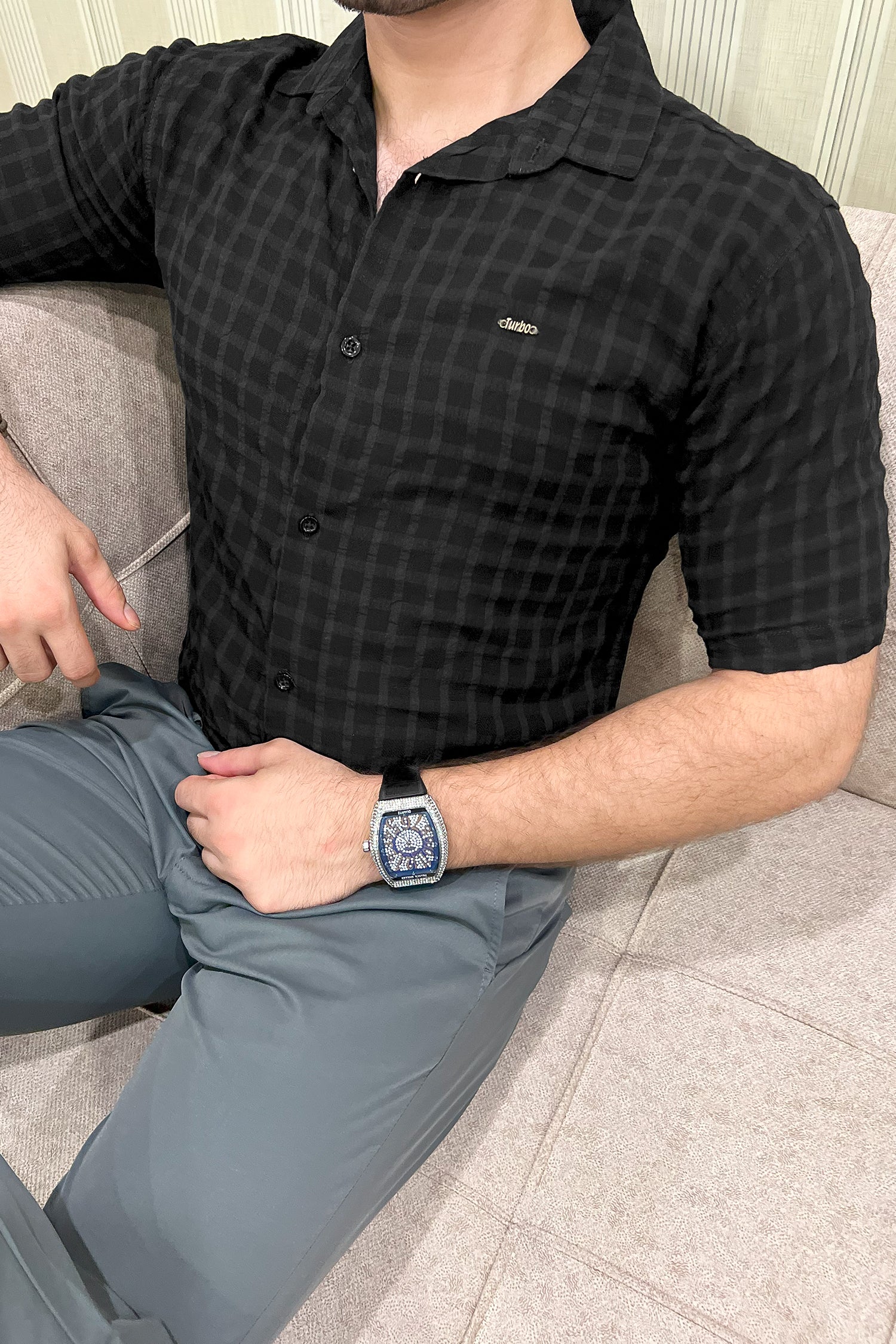 Turbo Premium Lightweight Half Sleeve Casual Shirt