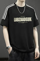 Mens Comfortable Round Neck T-shirt In Black