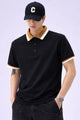 Men's Casual Vision Polo T-Shirt In Black
