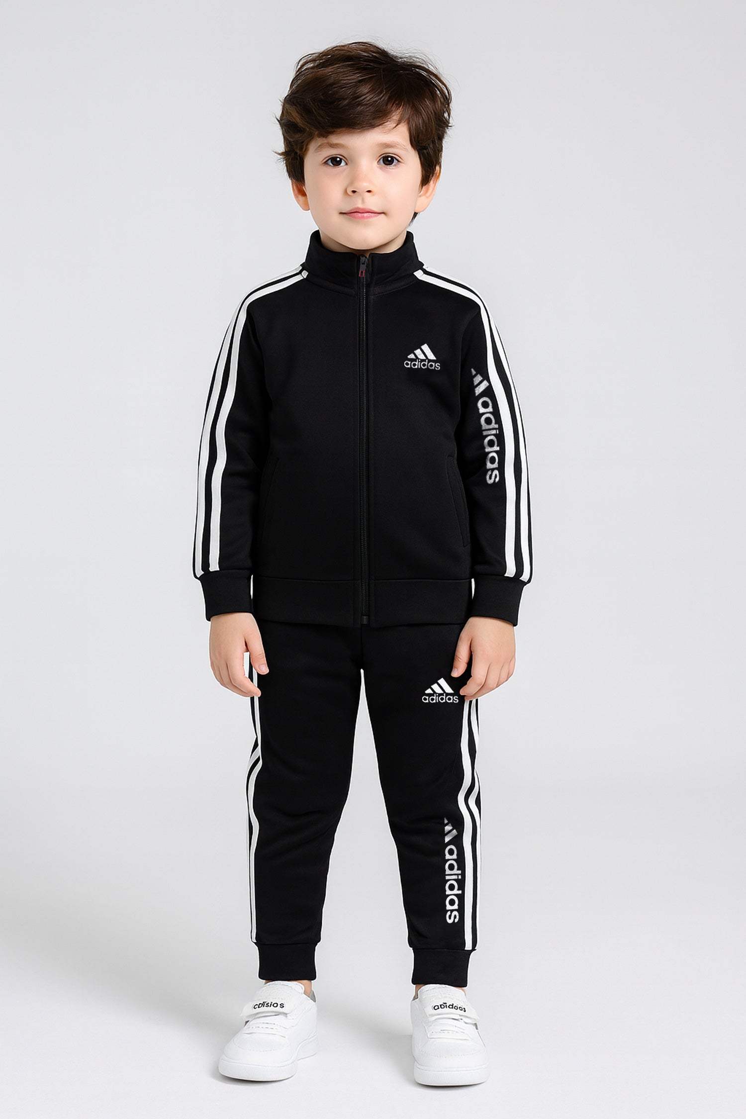 Adds Imported Multi-Slogans Unisex Kids Tracksuit