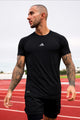 Adds Power 3-Stripes Training Imp Dry-Fit Tee In Black
