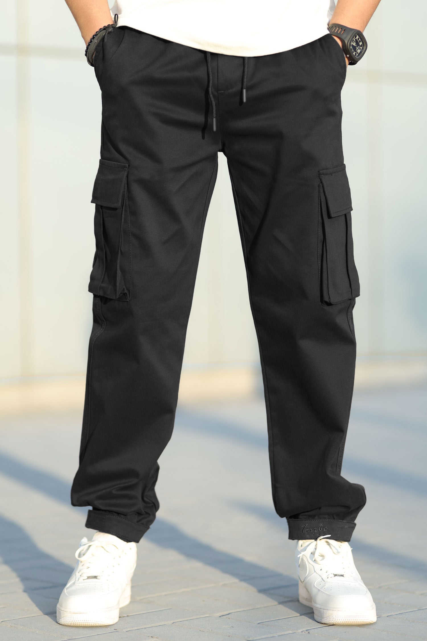 Turbo Vintage Grip Signature Imp Cotton Cargo Trouser