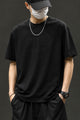 Zgna Typographic Logo Men's Tee Shirt In Black