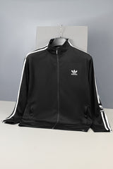 Adds 3-Stripes Signature Men Zipper Upper In Black
