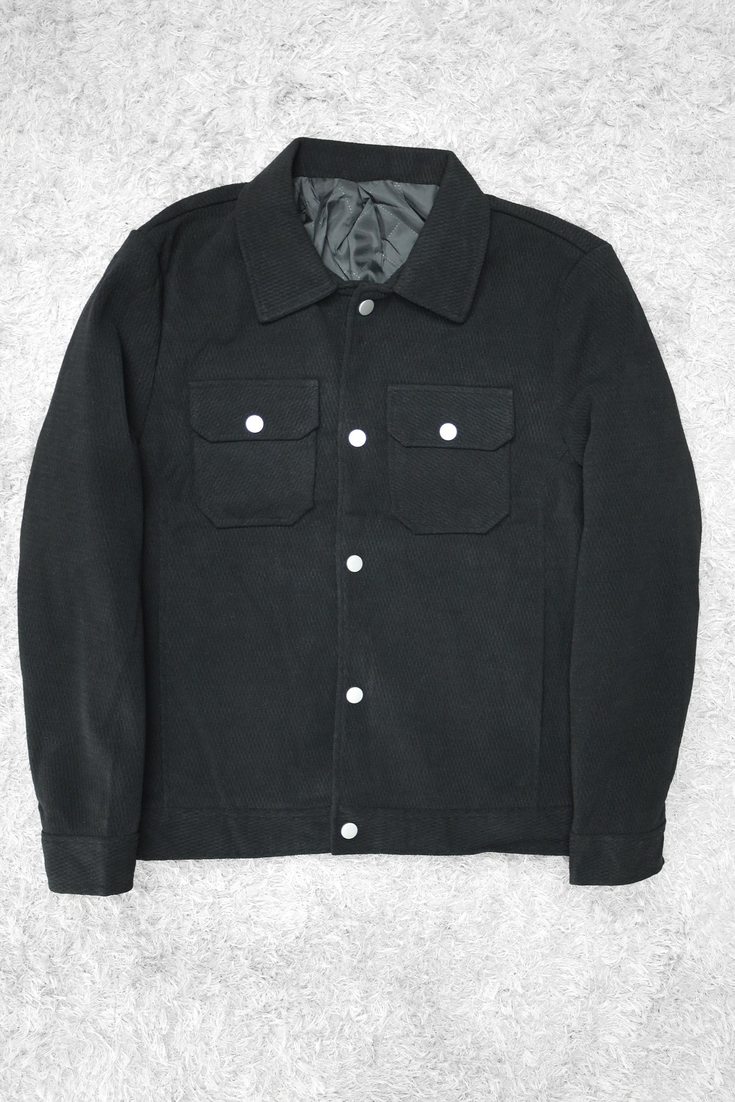 Vintage Rough Look Imported Men's Woolen Jacket