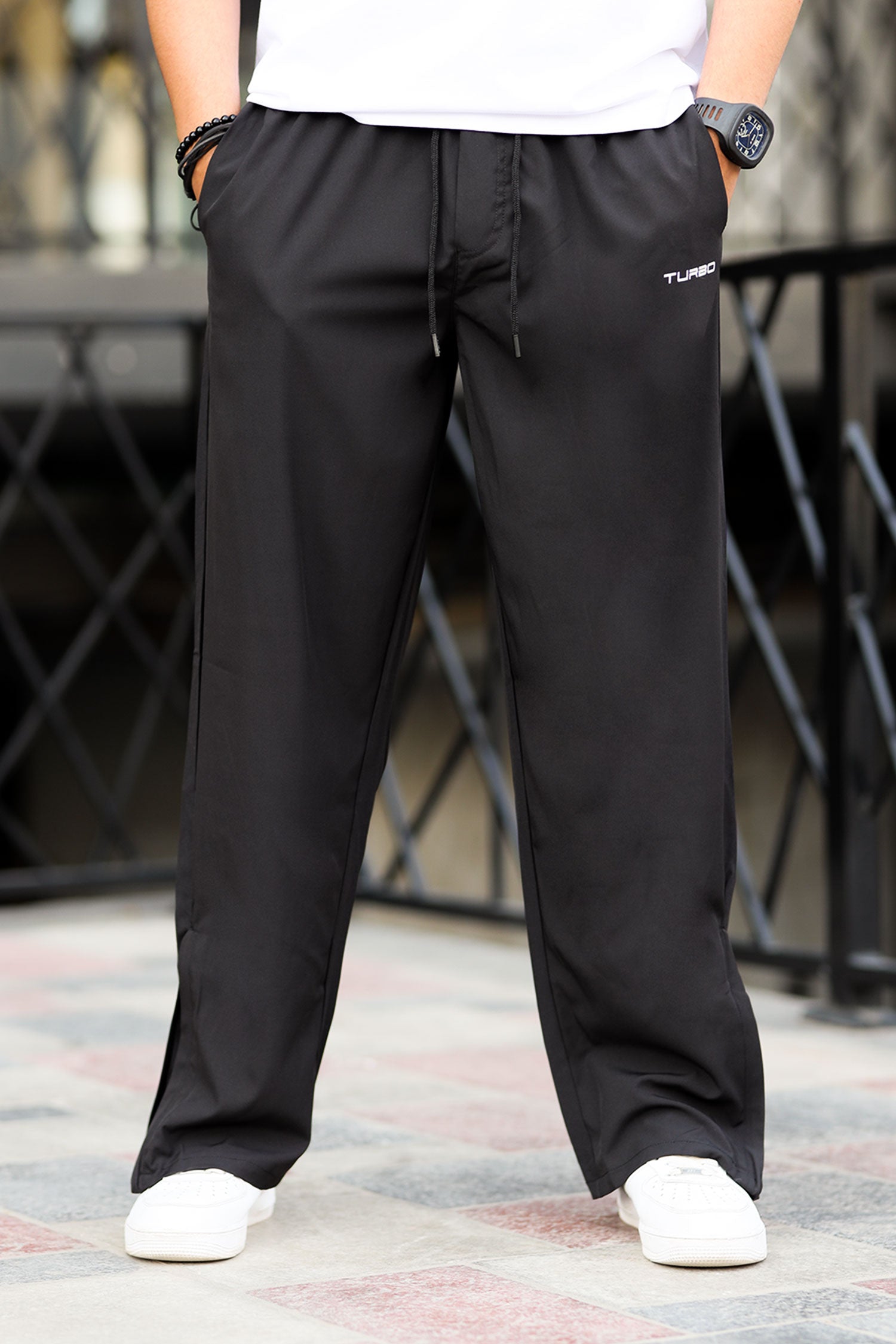 Turbo Loose Bottom Zip Style Imported Sportswear Trouser