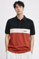 Turbo Panel Style Men's Polo Shirt  In Black