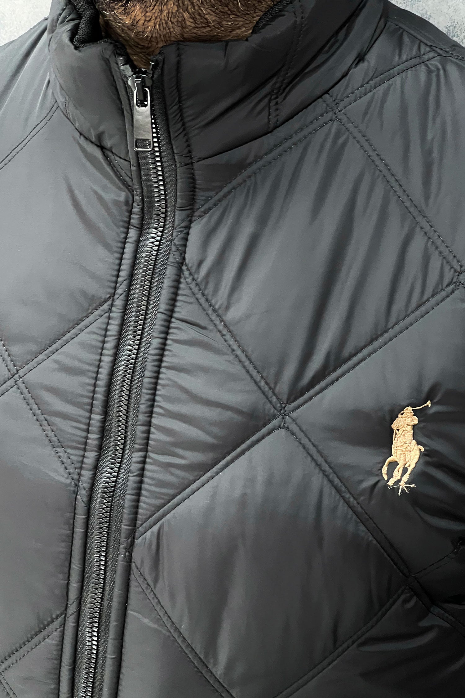 Rph Lren Polo Diamond Cut Stitch Imported Puffer Jacket