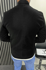 Fashionable Men's Imported Suede Leather Jacket