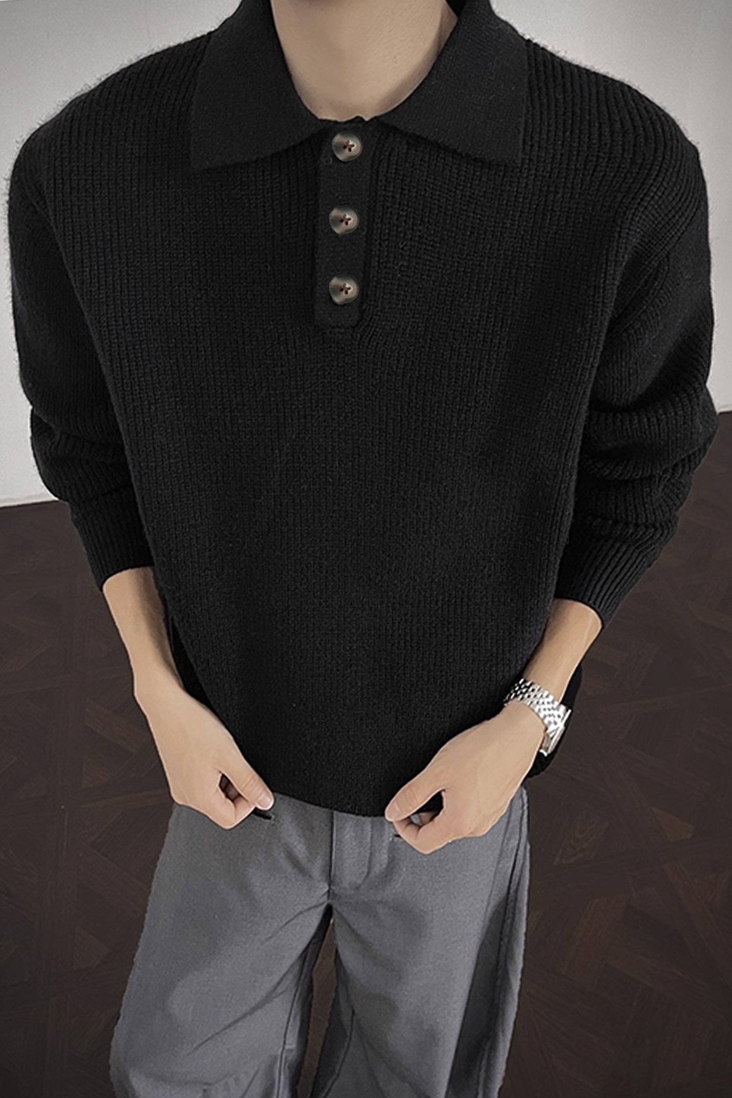 Turbo Autumn Knitted Imported Men's Sweater