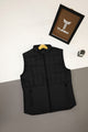 T-Base Sleeveless Imported Men's Gilet In Black