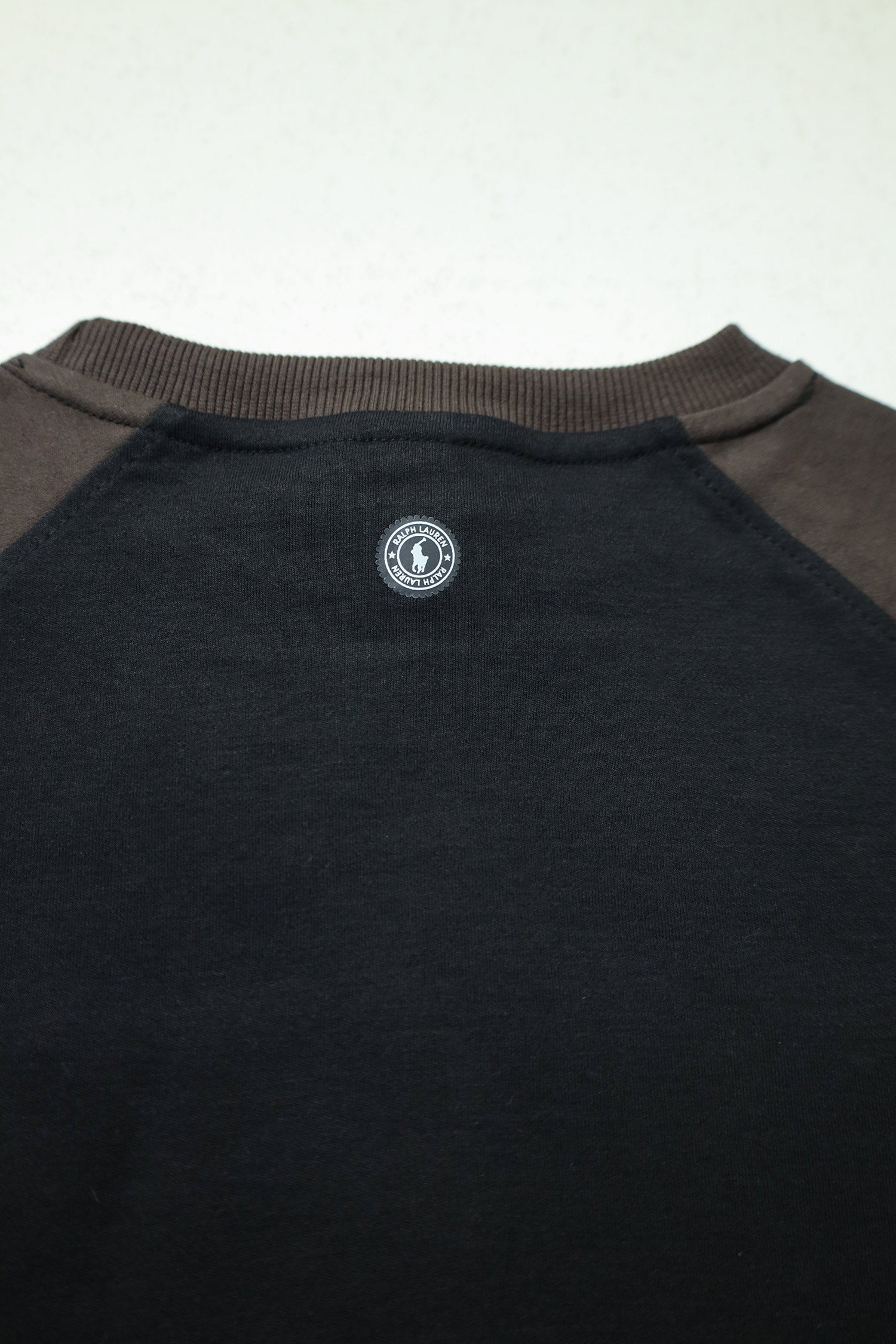 Rph Lren Raglan Pullover Mock Neck Imported Men's Sweatshirt