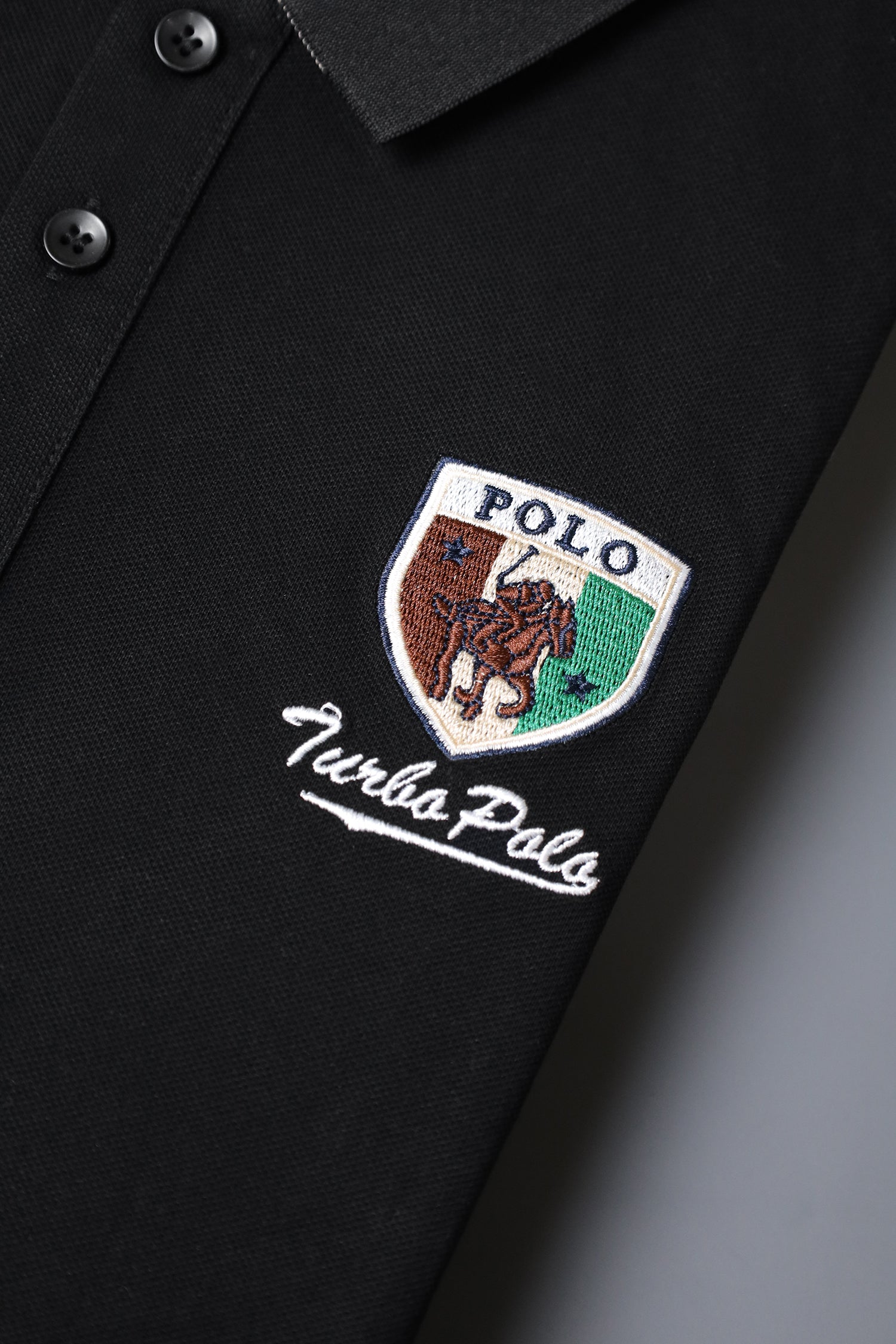 Turbo Polo Club Luxury Touch Men's Polo Shirt In Black