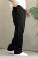 Denim 'Urban Skater' Comfort-Waist Baggy Jeans In Black