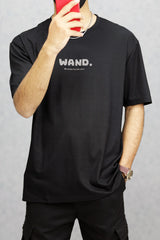 Wunderful Studio Imported Crew Neck T-Shirt In Black