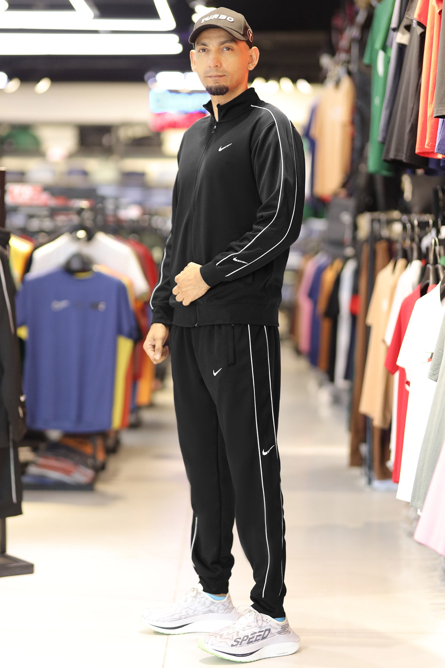 Nke 90s Vintage Spellout Zipper Style Tracksuit