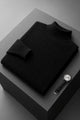 Turbo Extreme Rabbit Wool Turtleneck Pullover Imported High Neck In Black