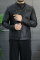 Men's Biker Style Imported Leather Jacket
